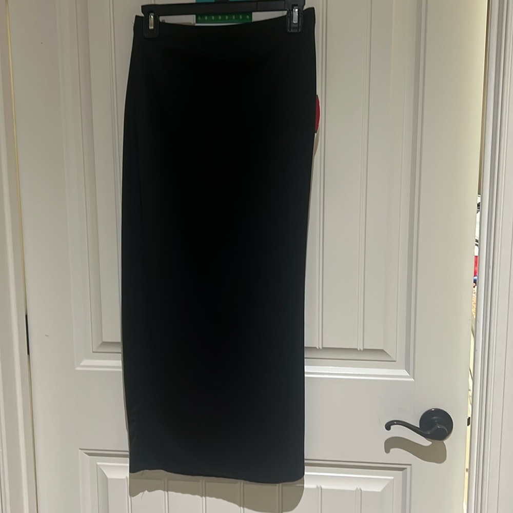 SHEIN black maxi skirt